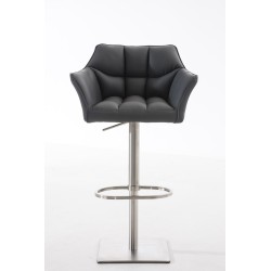 Taburete de bar Damaso E gris