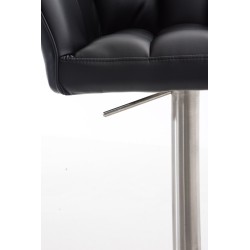 Taburete de bar negro Damaso E