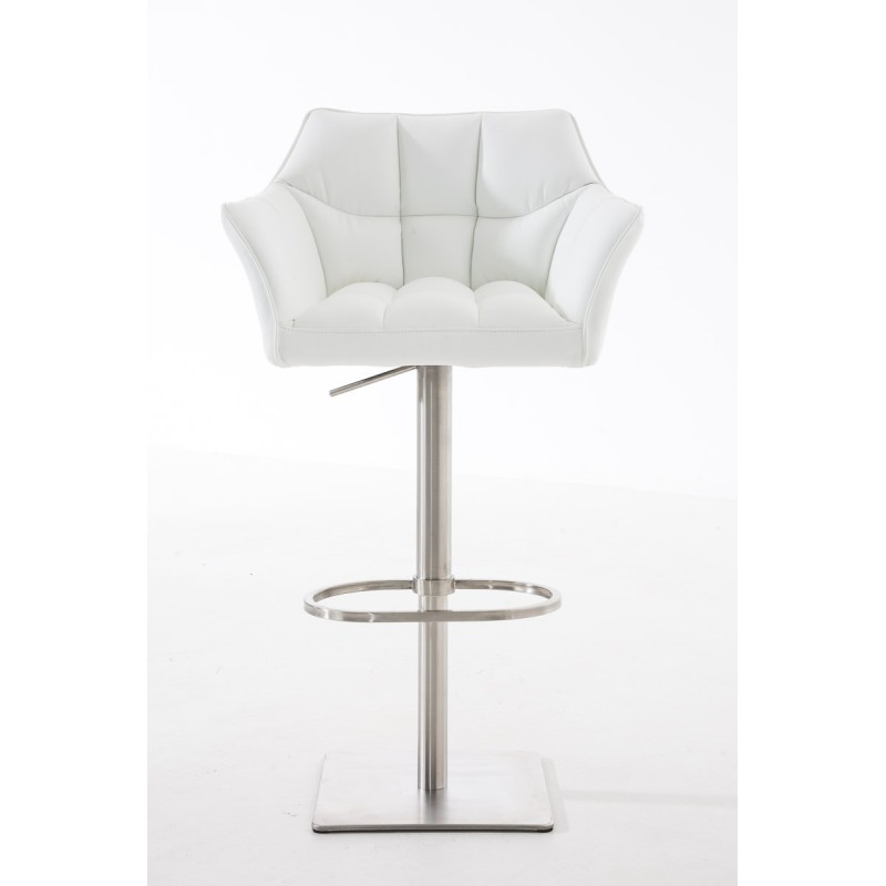 Taburete de bar blanco Damaso E