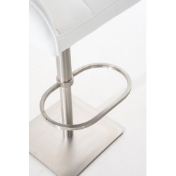 Taburete de bar blanco Damaso E