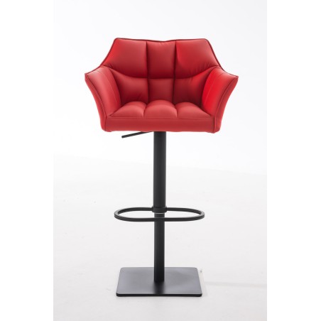 Taburete de bar rojo Damaso B