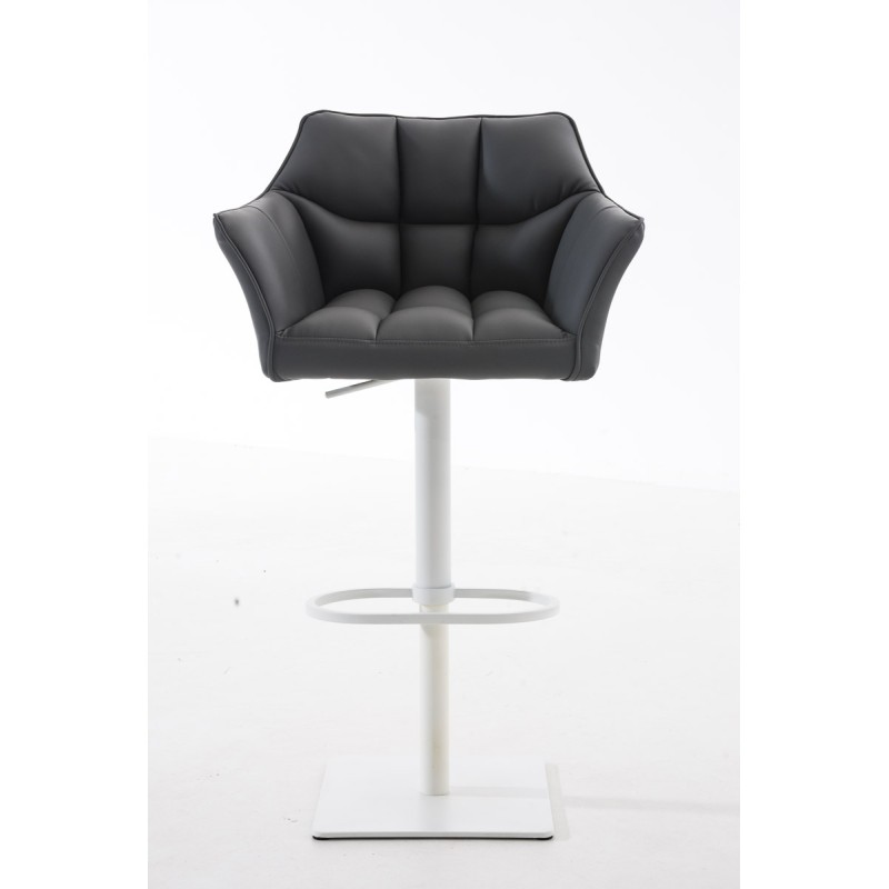 Taburete de bar gris Damaso W