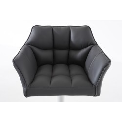 Taburete de bar gris Damaso W