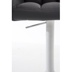 Taburete de bar gris Damaso W