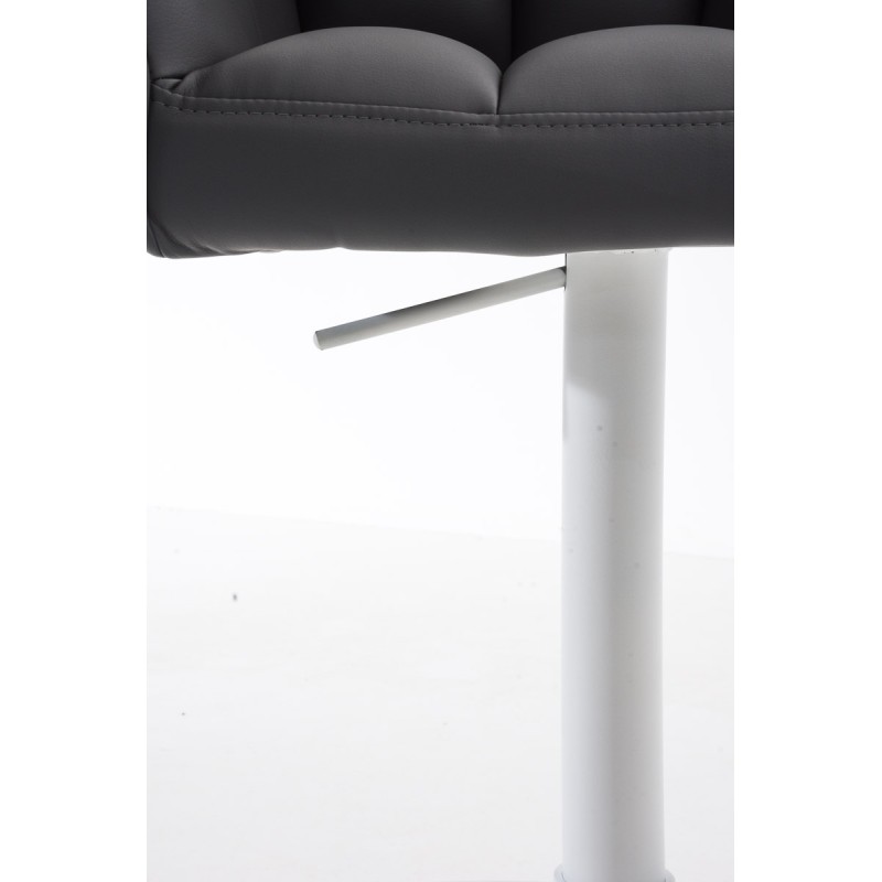 Taburete de bar gris Damaso W