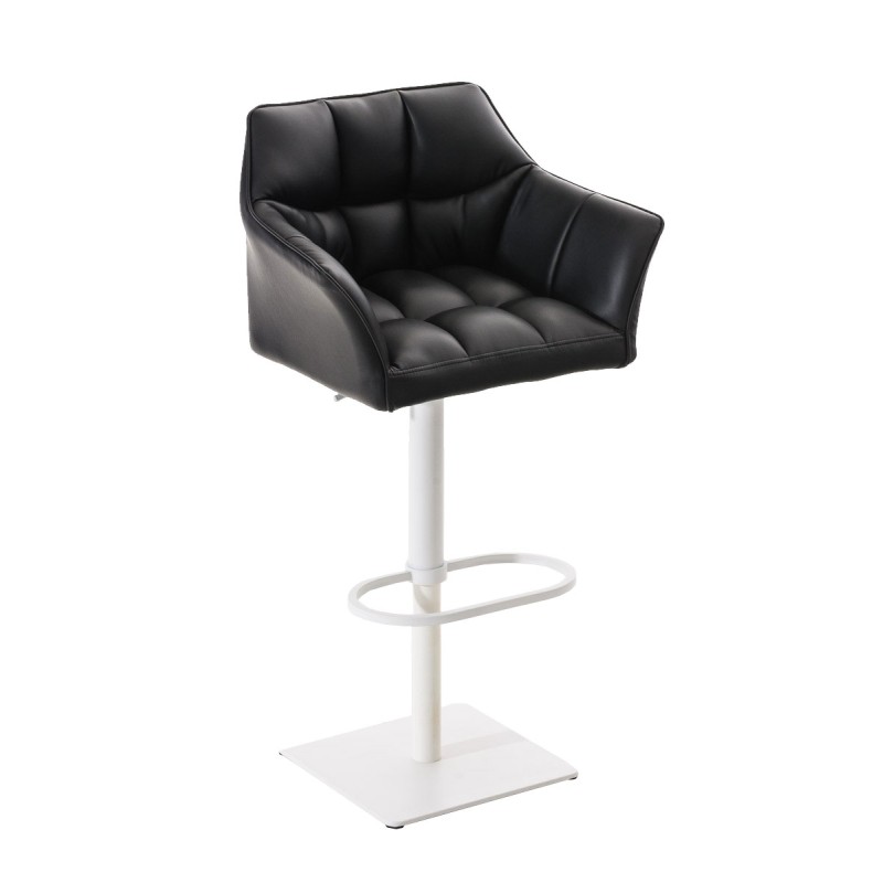 Taburete de bar negro Damaso W