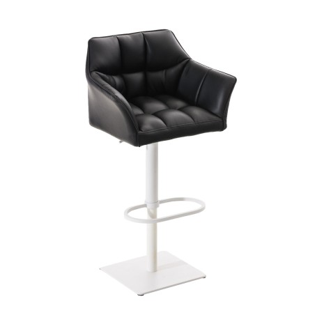 Taburete de bar negro Damaso W