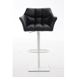 Taburete de bar negro Damaso W