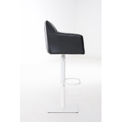Taburete de bar negro Damaso W