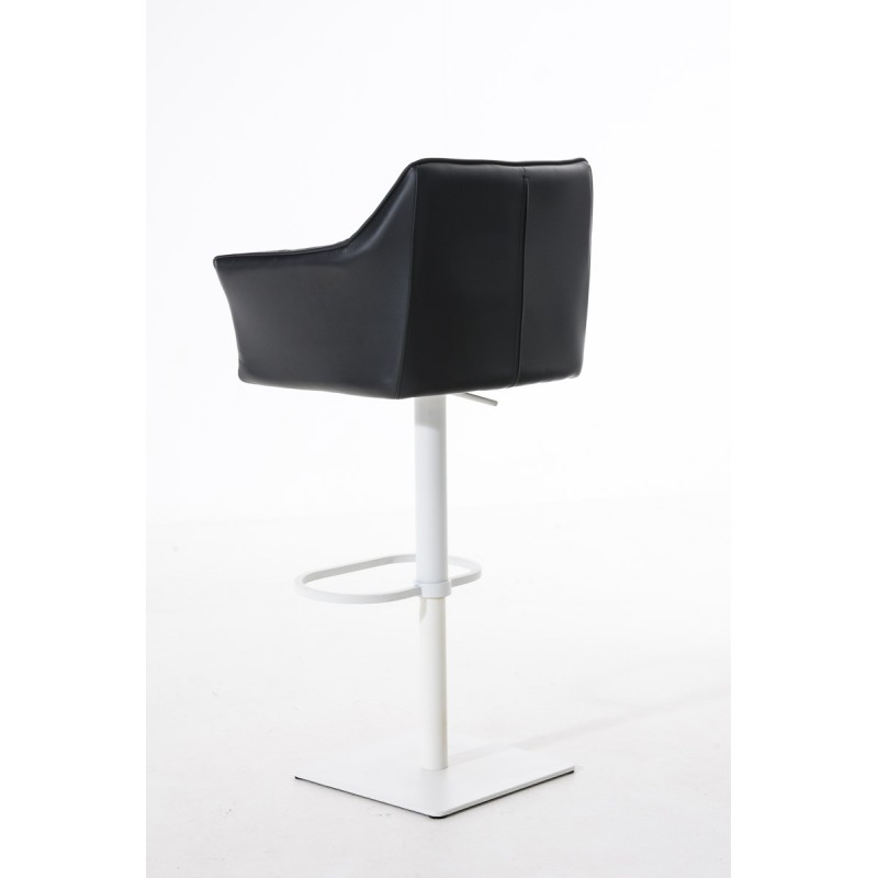 Taburete de bar negro Damaso W